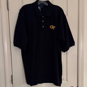 Velocity Navy Georgia Tech Polo Shirt (NWT)